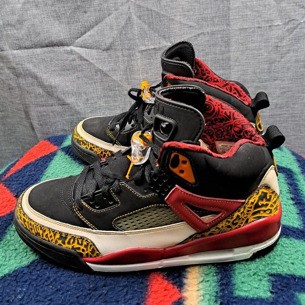 %Nike Air Jordan Spizike Retro Kings County Mens Black Red SZ 10.5  AJ14